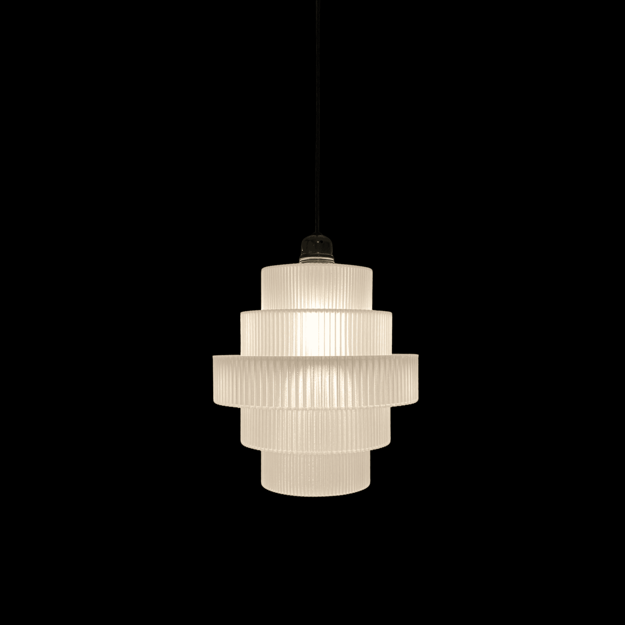 Pyramid Pendant Lamp Translucent - Image 2