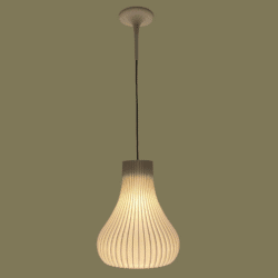 Drop Pendant Lamp White