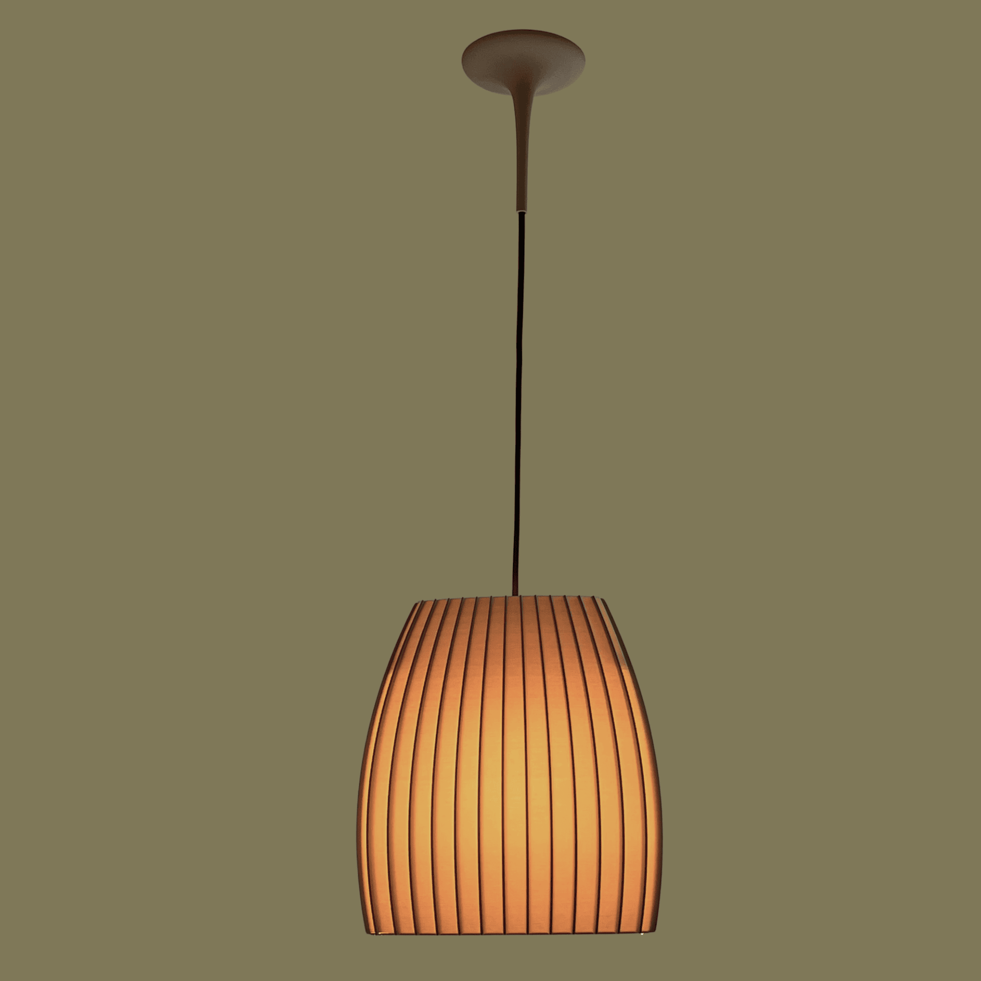Triangle pendant Lamp Kaki