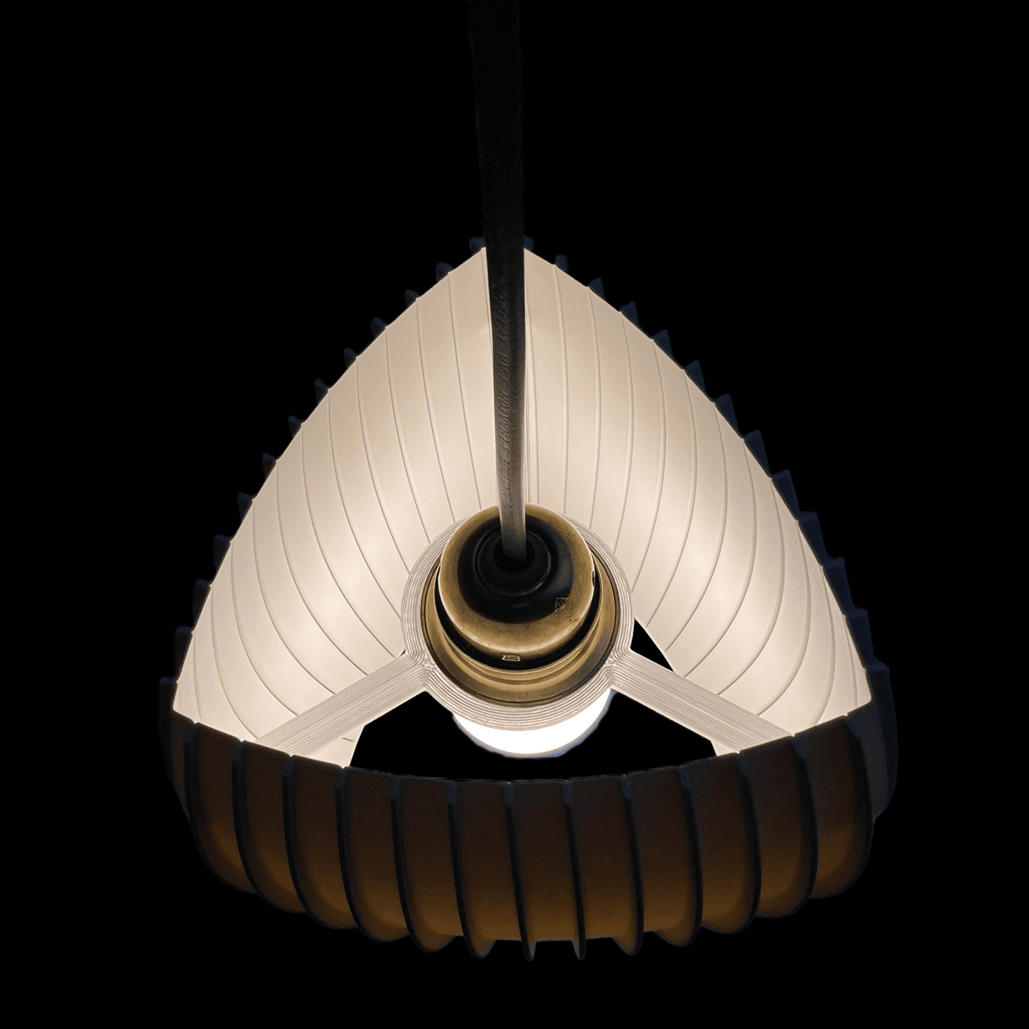 Triangle pendant Lamp Kaki - Image 2