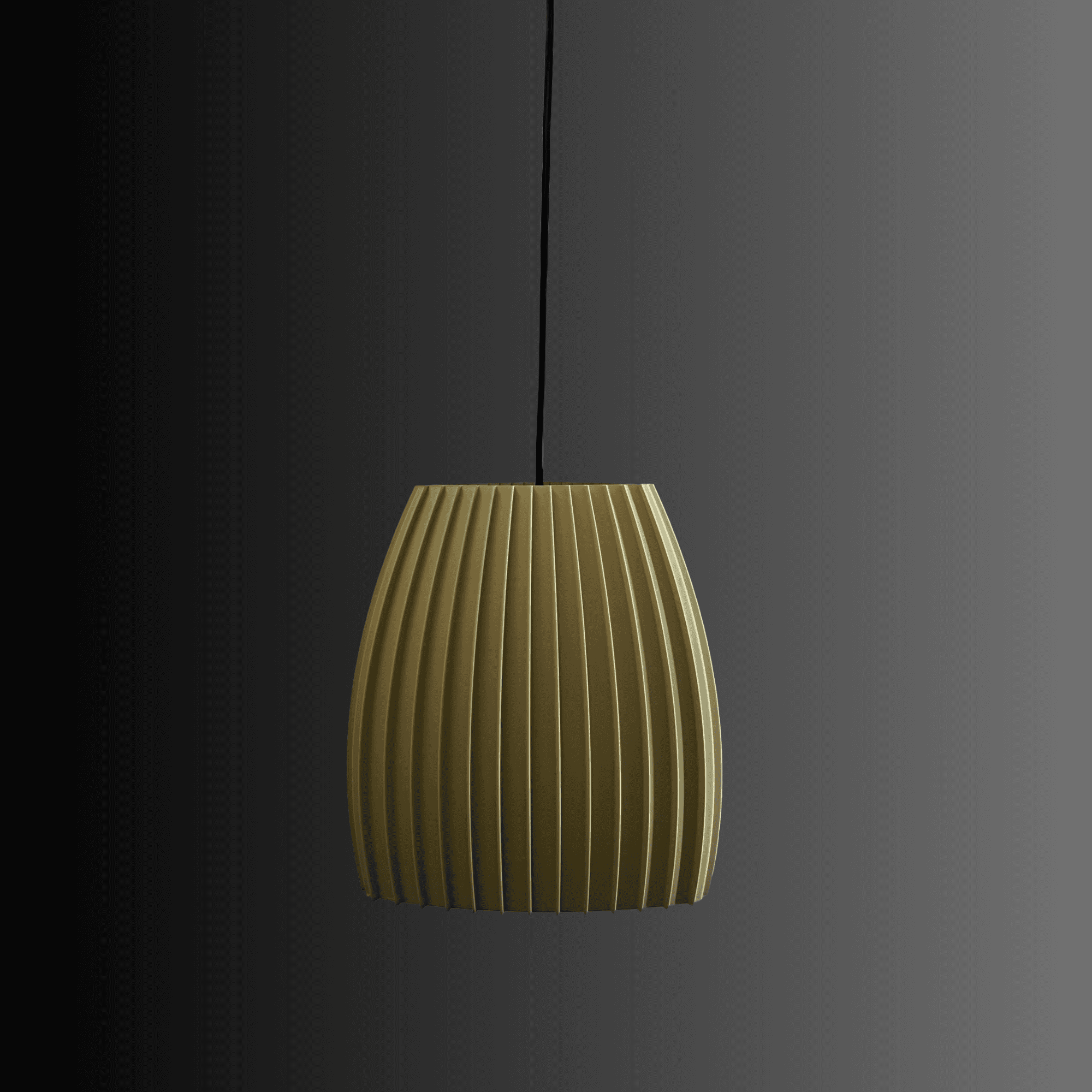 Triangle pendant Lamp Kaki - Image 5