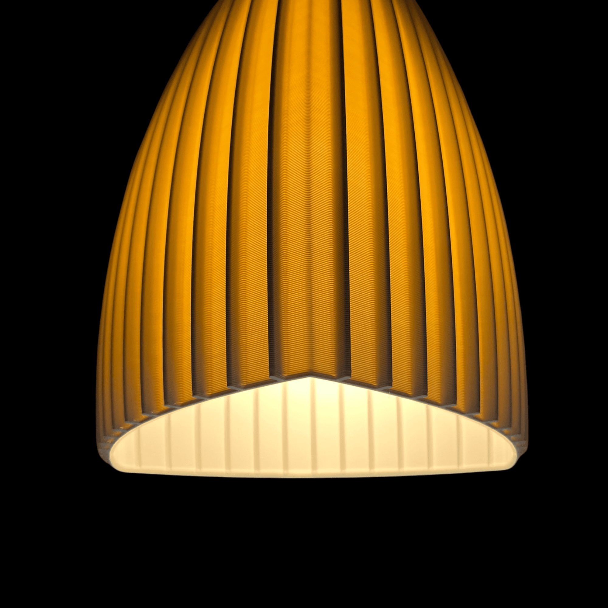 Triangle pendant Lamp Kaki - Image 3