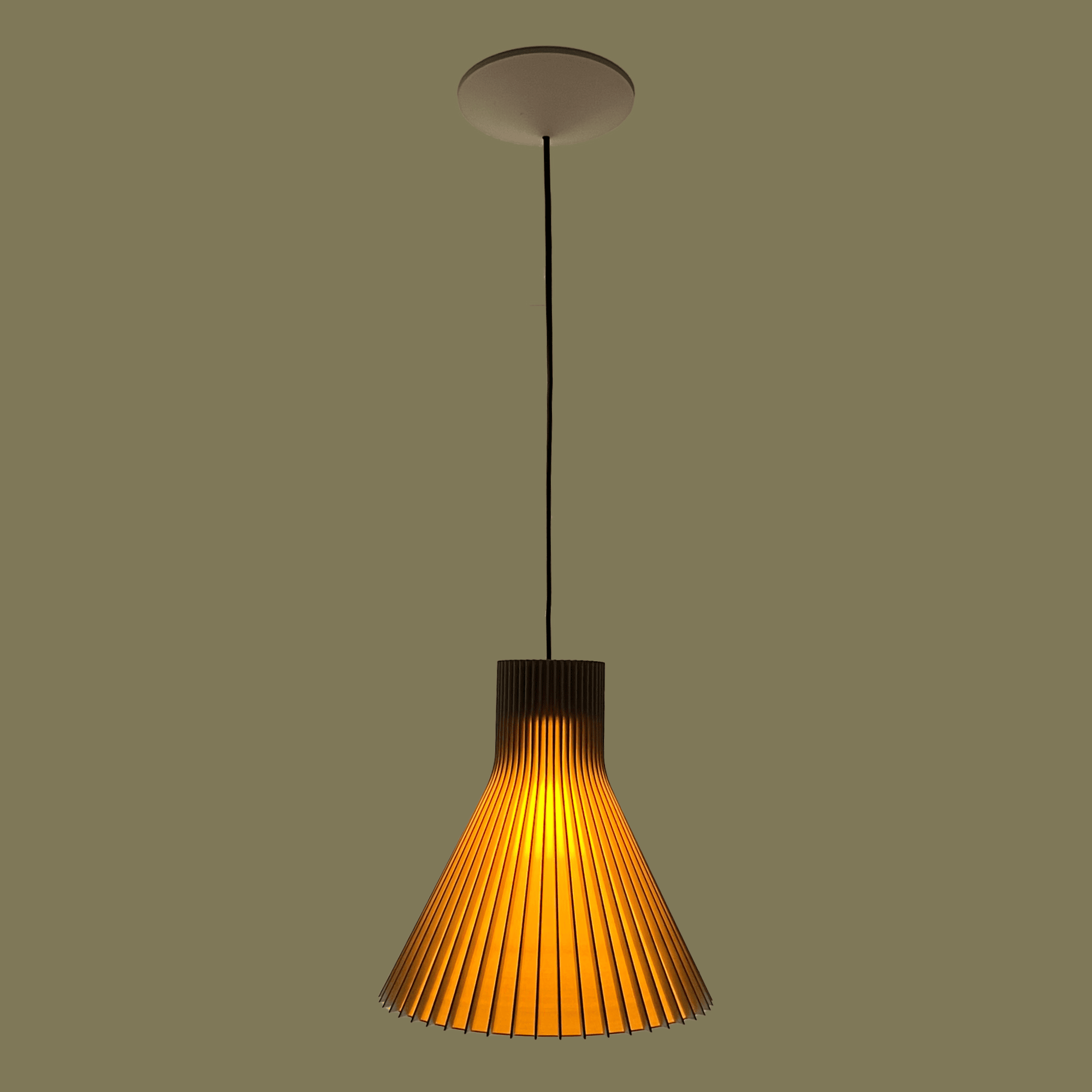 Cone Pendant Lamp Kaki