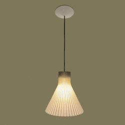 Cone Pendant Lamp White