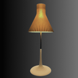 Cone Table Lamp Kaki