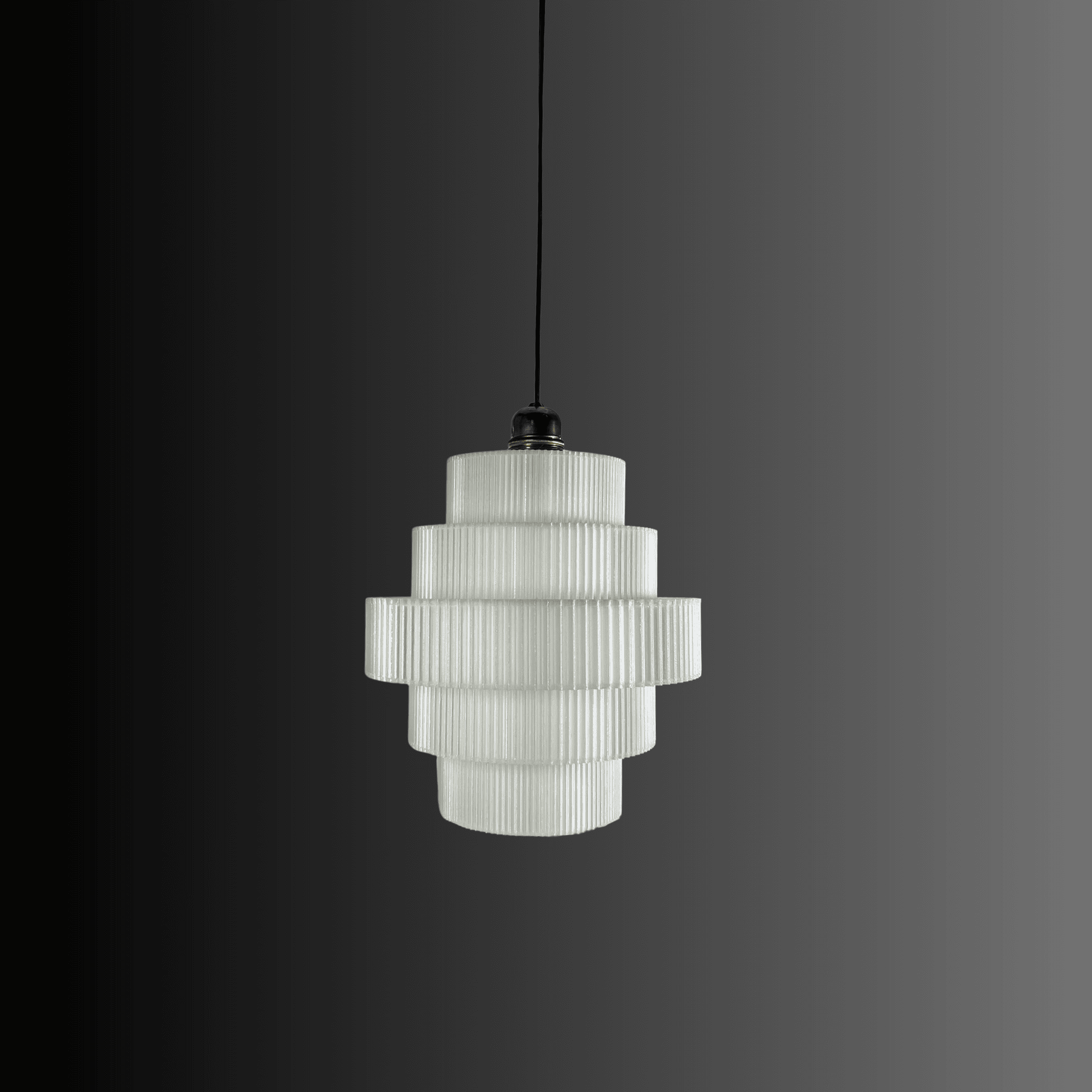 Pyramid Pendant Lamp Translucent - Image 3