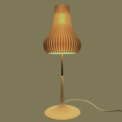 Drop Table Lamp Kaki