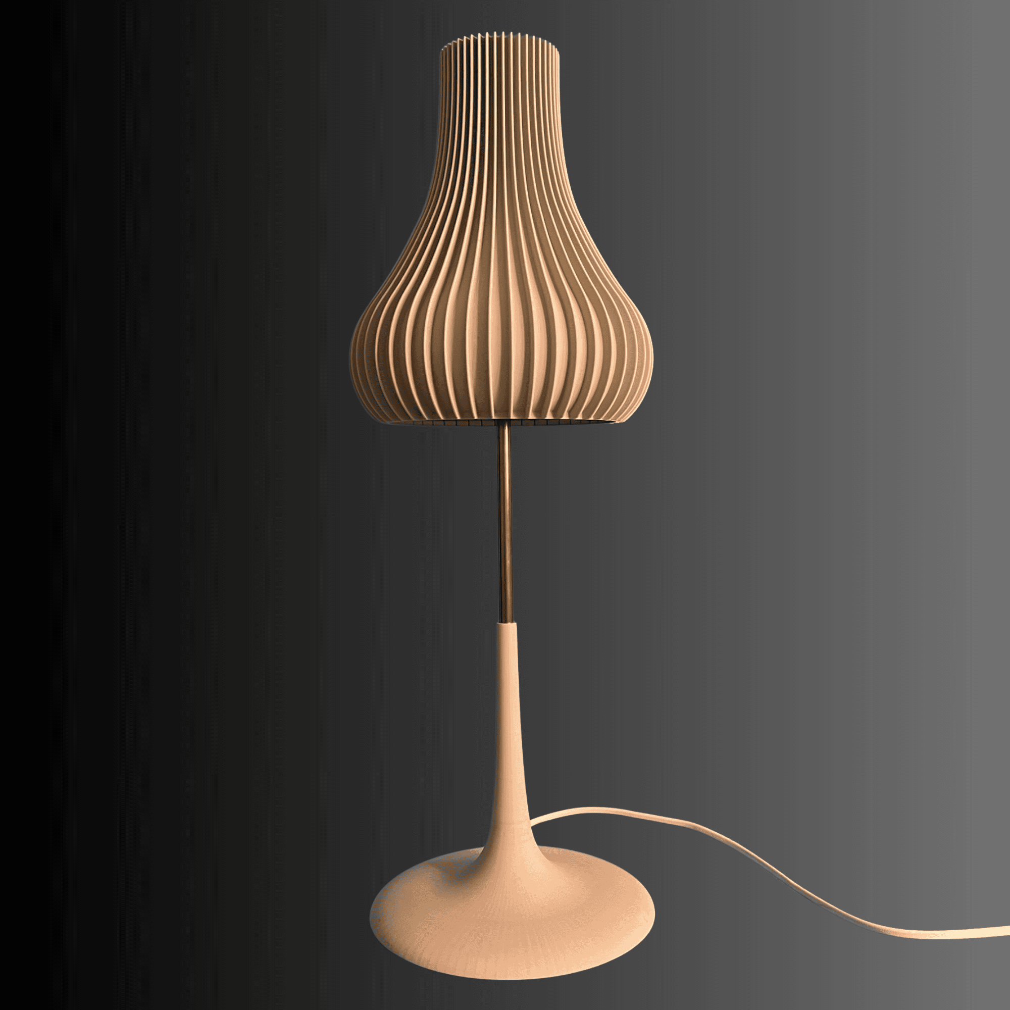 Drop Table Lamp Kaki - Image 5
